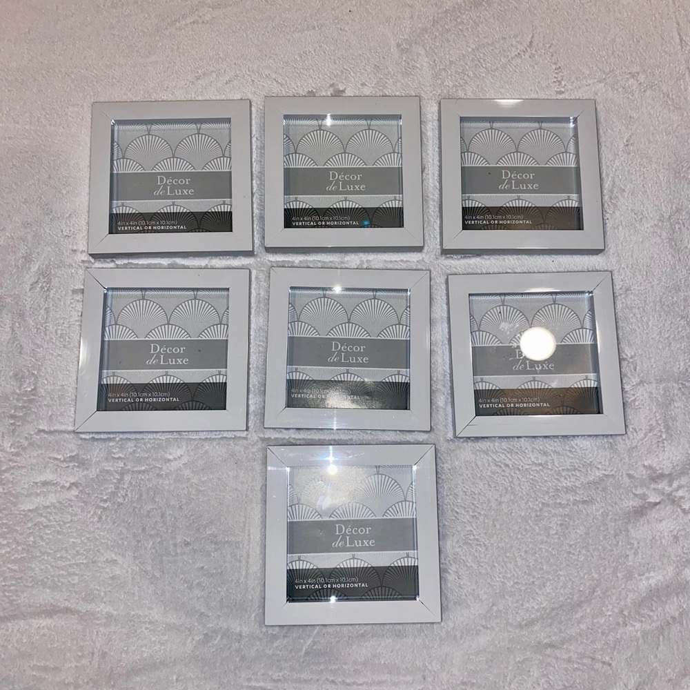 Set of 7 4” x 4” frames